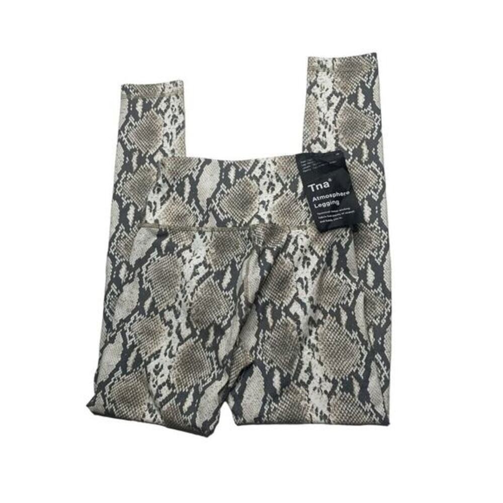 TNA by ARITZIA Atmosphere Legging  High-Rise Snakeskin Print‎ Size S